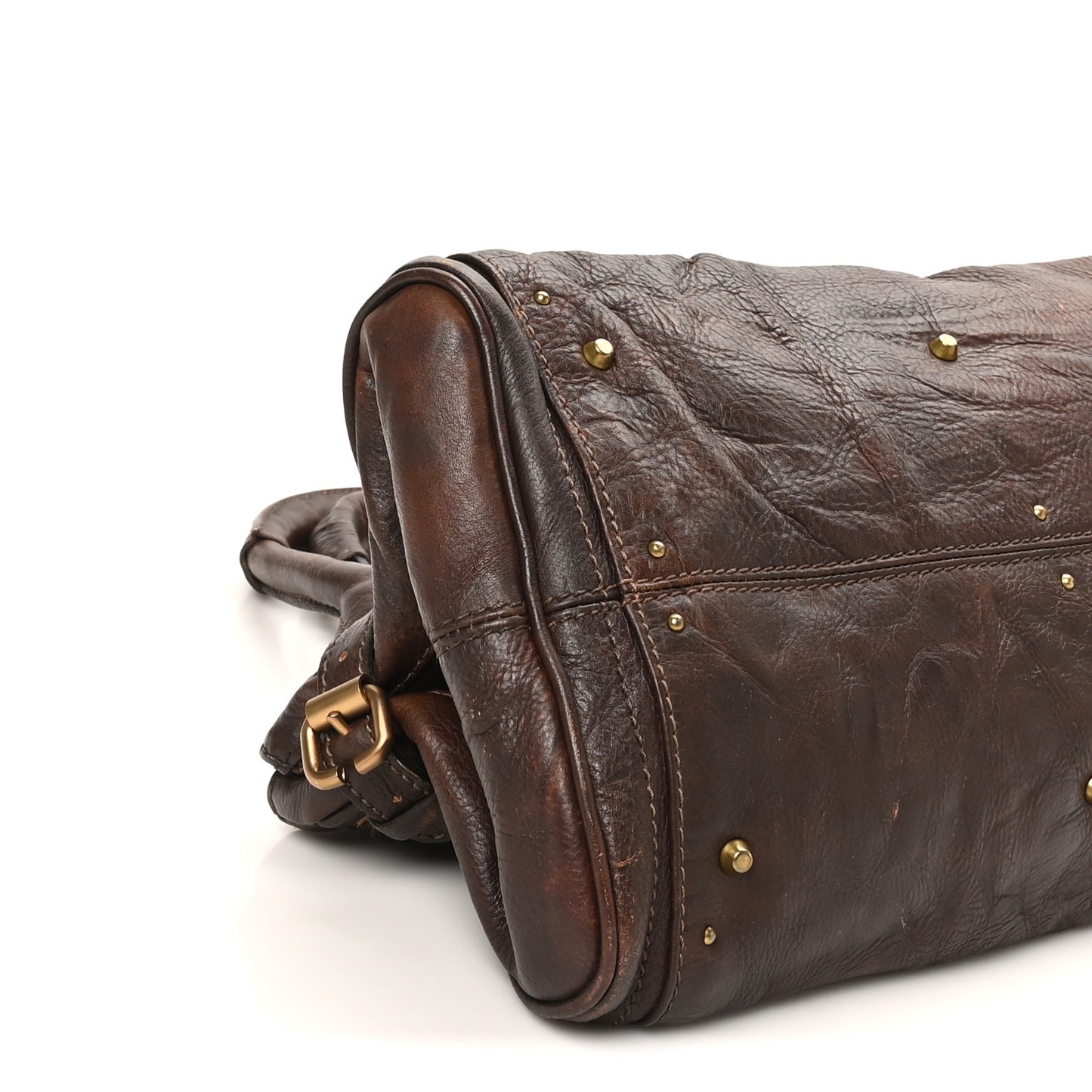 Calfskin Medium Paddington Satchel Chocolate