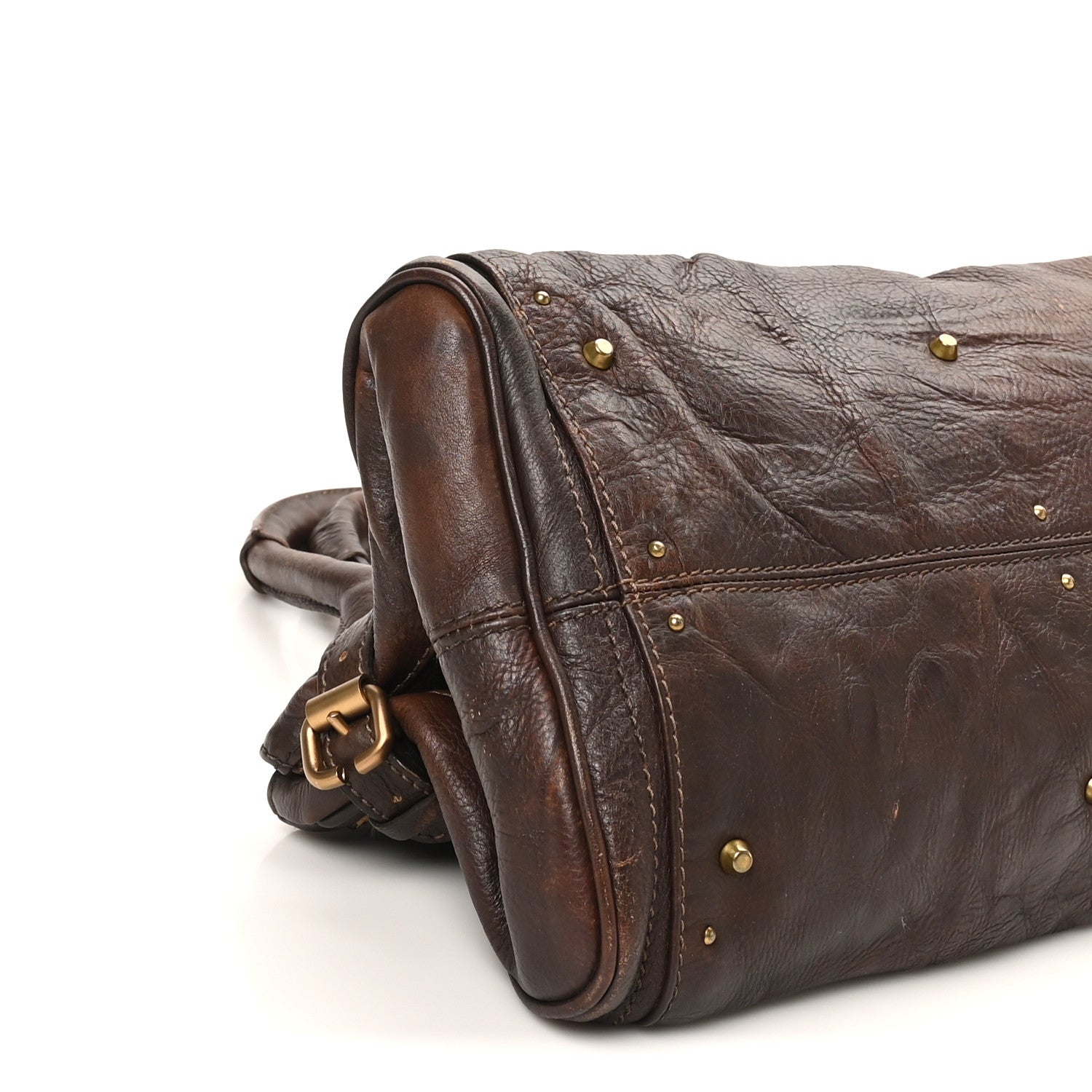 Chloe Calfskin Medium Paddington Satchel Chocolate 8 of 9