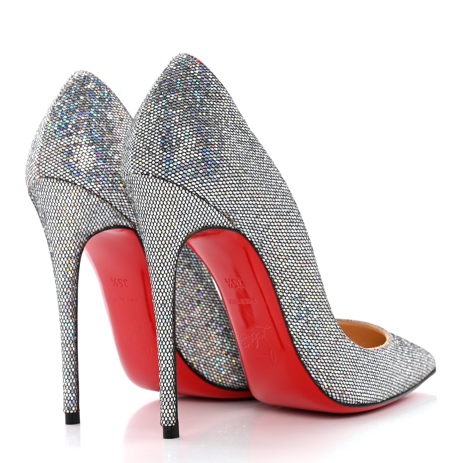 Christian Louboutin Glitter So Kate 120 Pumps 35.5 Disco Ball Multicolor 4 of 15