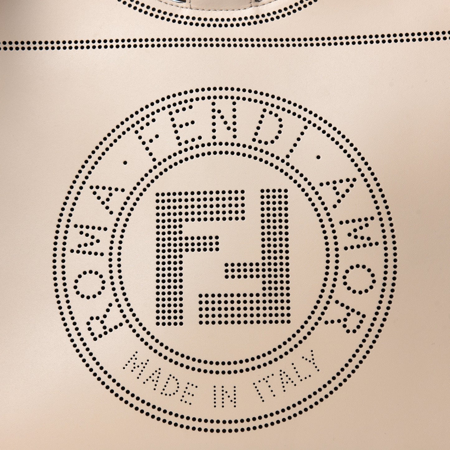 Vitello Liberty Plexiglass Stamp Patch Perforated Medium Runaway Shopper Tote Nuvola