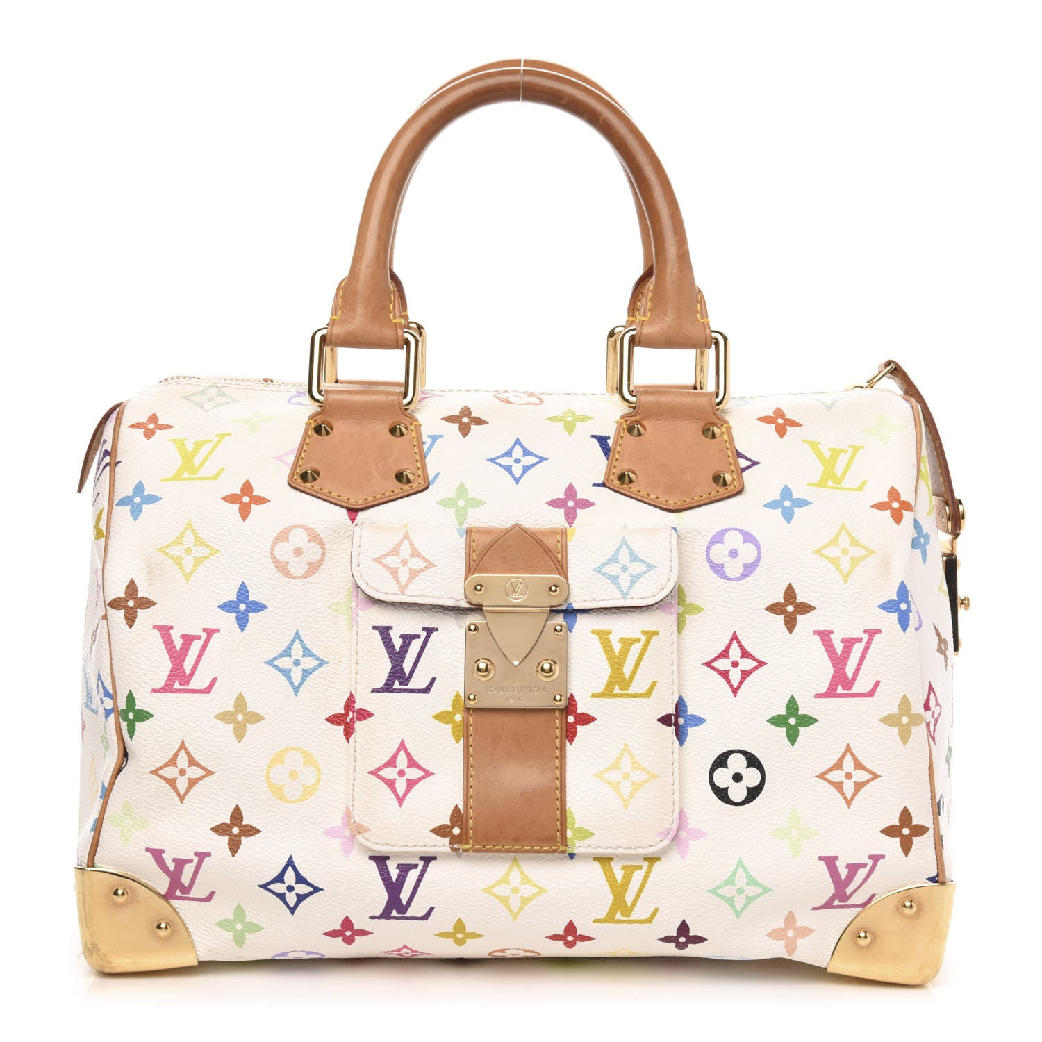 Louis Vuitton Monogram Multicolor Speedy 30 White 1 of 11