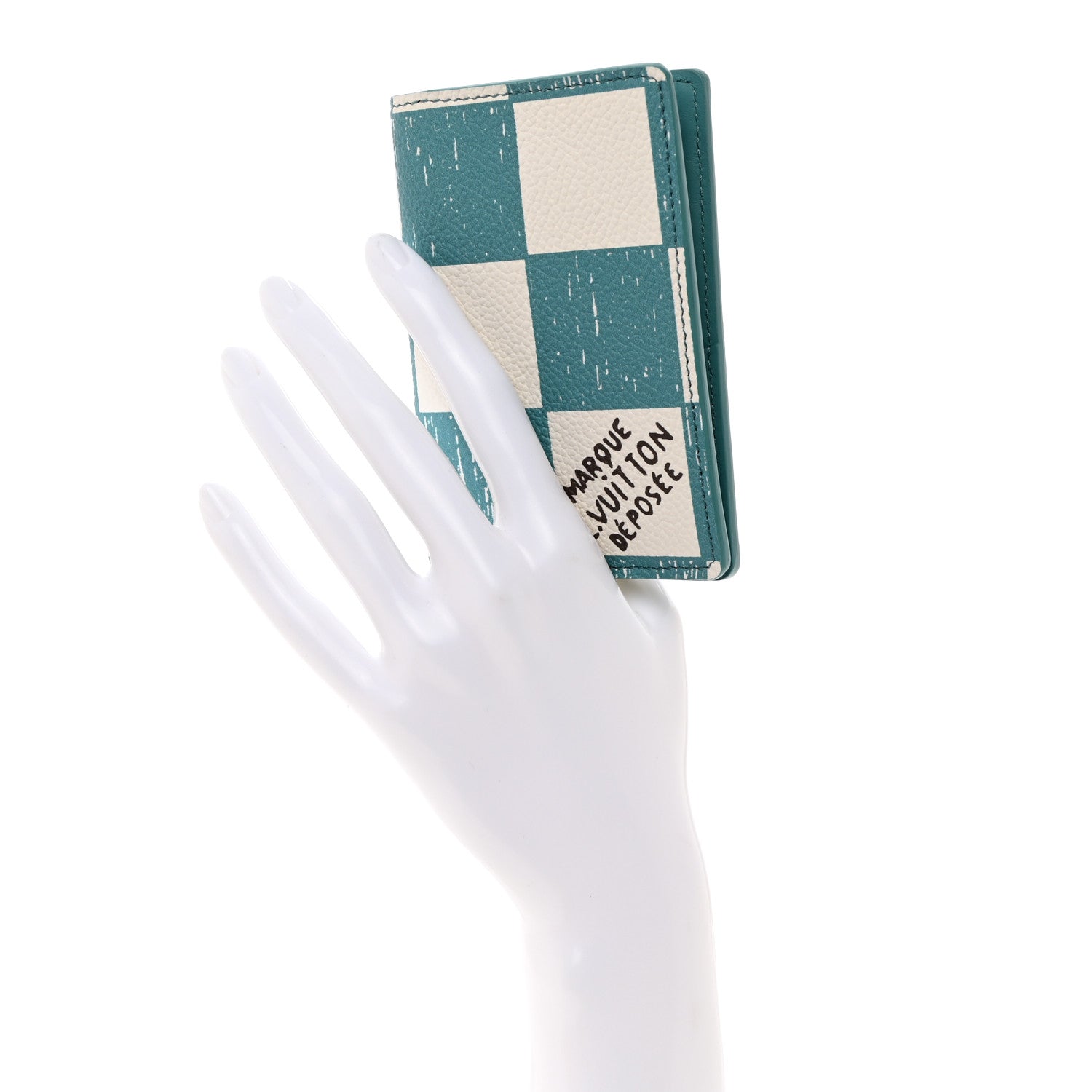 Louis Vuitton Damier Checkerboard Pocket Organizer Teal 2 of 7