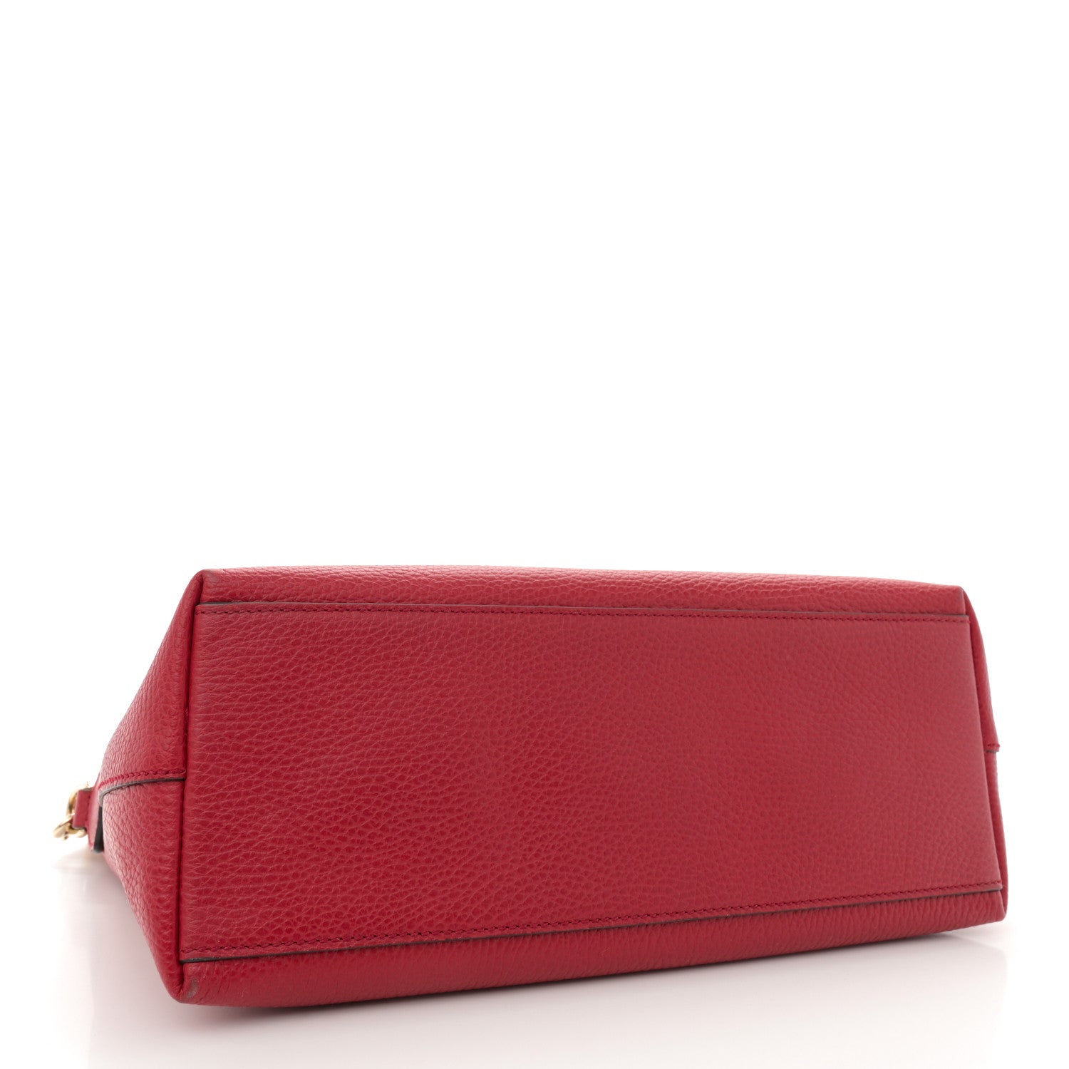 Gucci Dollar Calfskin GG Charm Satchel Red 4 of 13