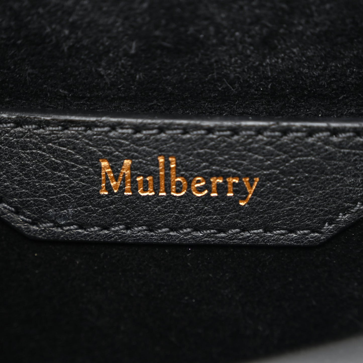 Small Classic Grain Calfskin Amberley Satchel Black