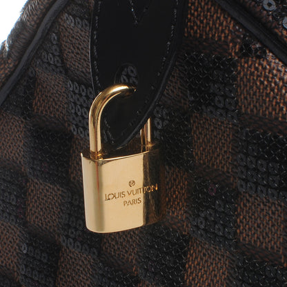 Louis Vuitton Damier Paillettes Speedy 30 Black 5 of 8