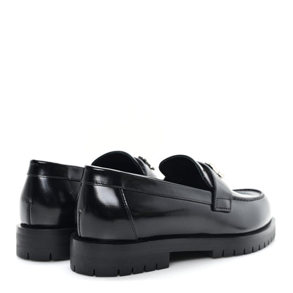 Hermes Calfskin Womens Faubourg Loafers 35 Black 5 of 10