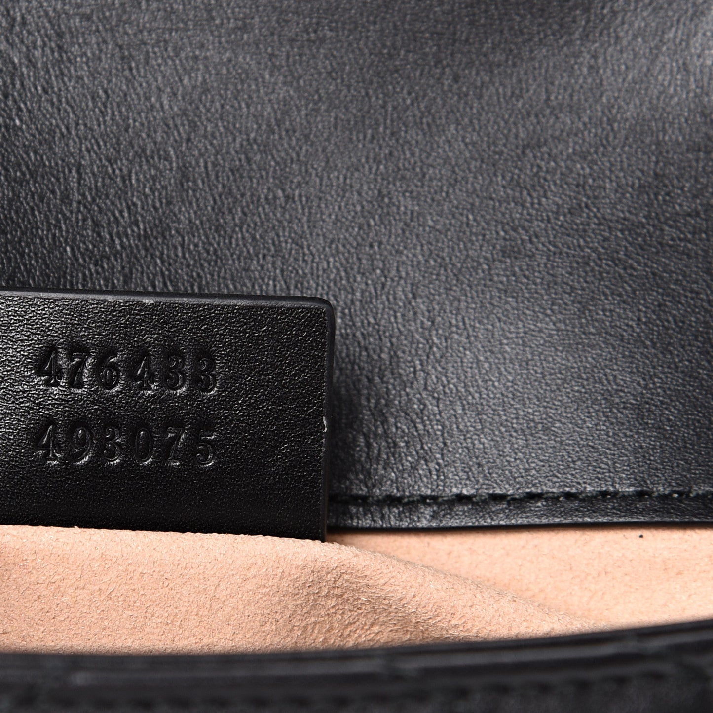 Calfskin Matelasse Super Mini GG Marmont Shoulder Bag Black