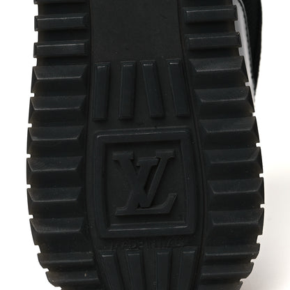 Louis Vuitton Suede Monogram Run Away Sneakers 36 Black 7 of 10