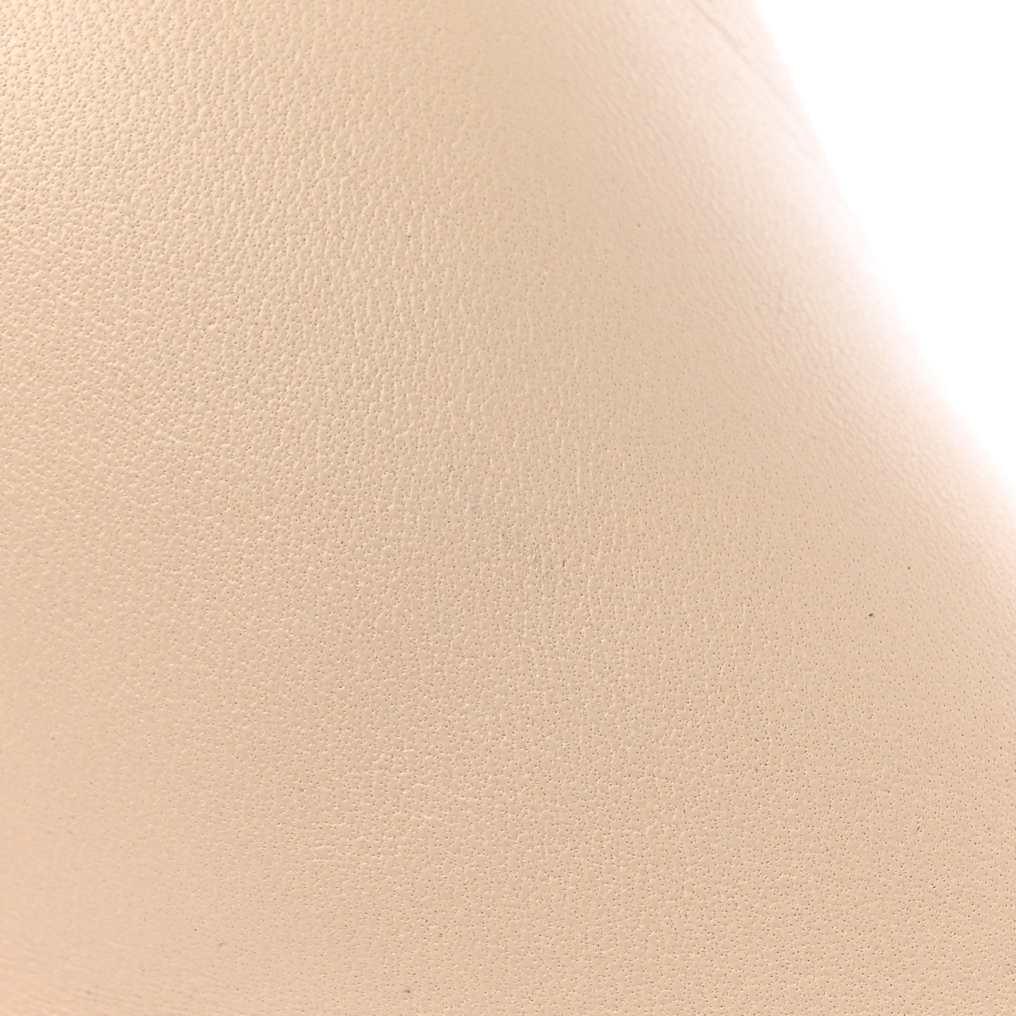 Lambskin Grosgrain Cap Toe Pearl Mule 37.5 Beige Black