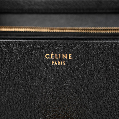 Celine Goatskin Medium Classic Box Flap Bag Black 6 of 13