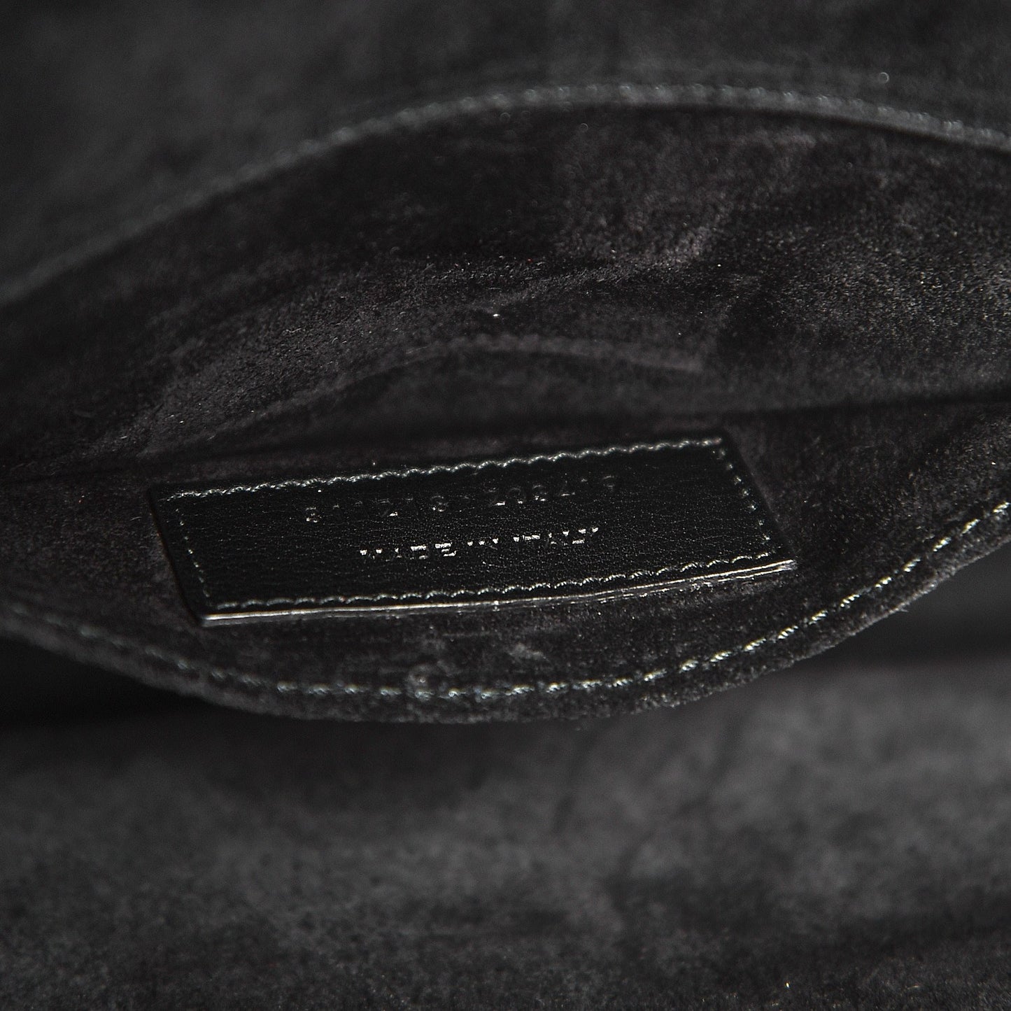 Calfskin Classic Y Ligne Clutch Black