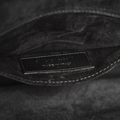 Saint Laurent Calfskin Classic Y Ligne Clutch Black 8 of 8