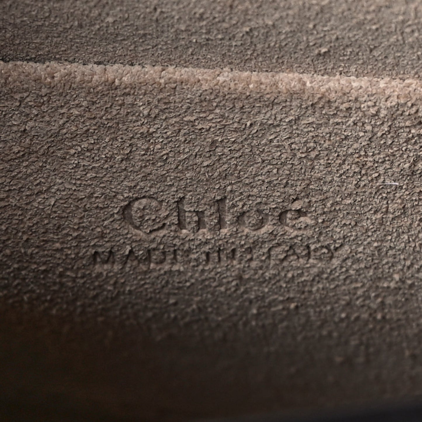 Calfskin Suede Quilted Small Nile Bracelet Bag Caramel