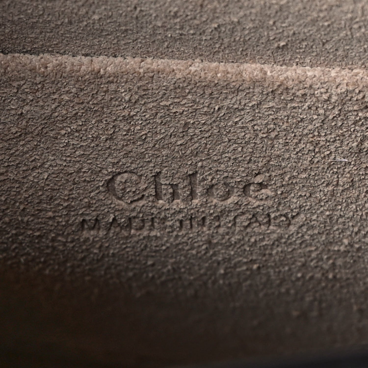 Chloe Calfskin Suede Quilted Small Nile Bracelet Bag Caramel 6 of 11