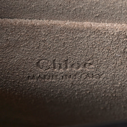 Chloe Calfskin Suede Quilted Small Nile Bracelet Bag Caramel 6 of 11