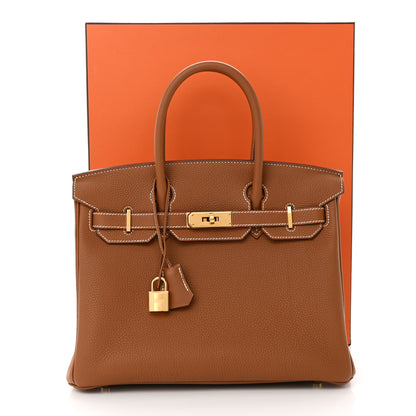 Hermes Togo BIRKIN 30 Gold 13 of 13