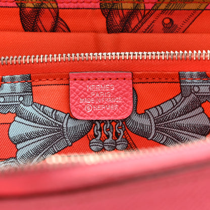 Hermes Epsom Silk'In Wallet Rose Azalee 6 of 8