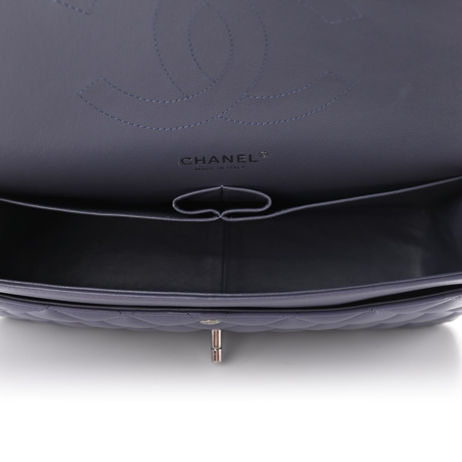 Chanel Lambskin Quilted Jumbo Double Flap Light Purple 5 of 11