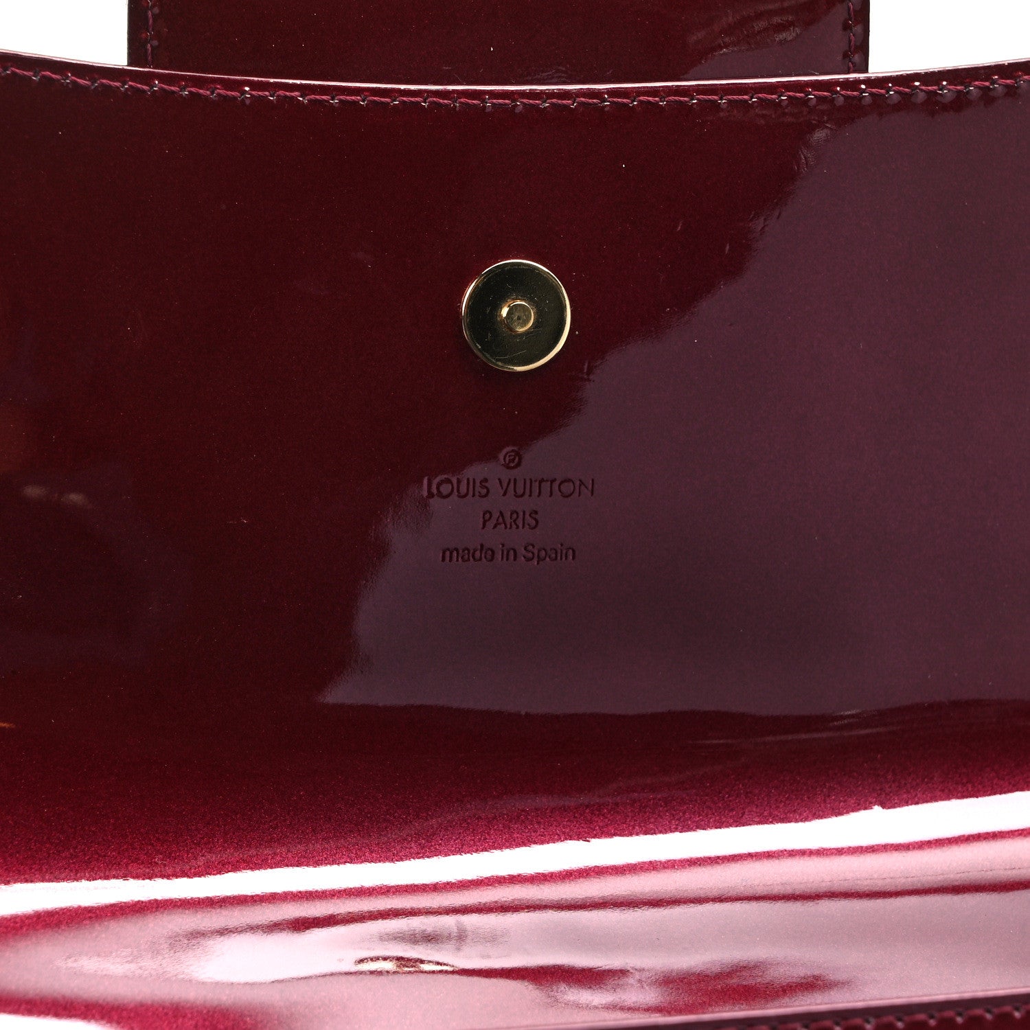 Louis Vuitton Patent Sobe Clutch Rouge Fauviste 6 of 9