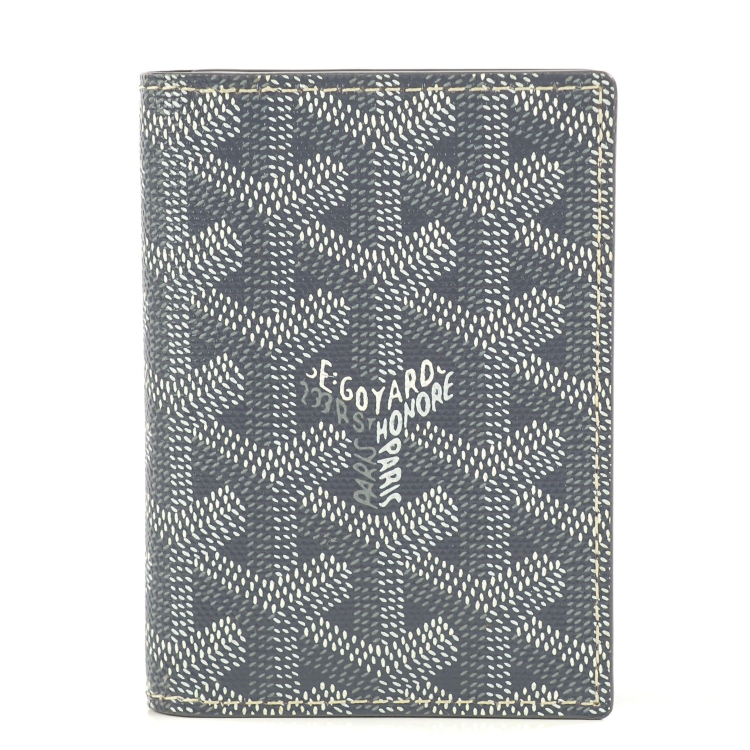 Goyard Goyardine Saint Marc Folding Card Case Grey 1 of 8