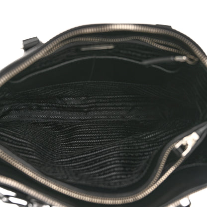 Prada Saffiano Travel Tote Black 4 of 10