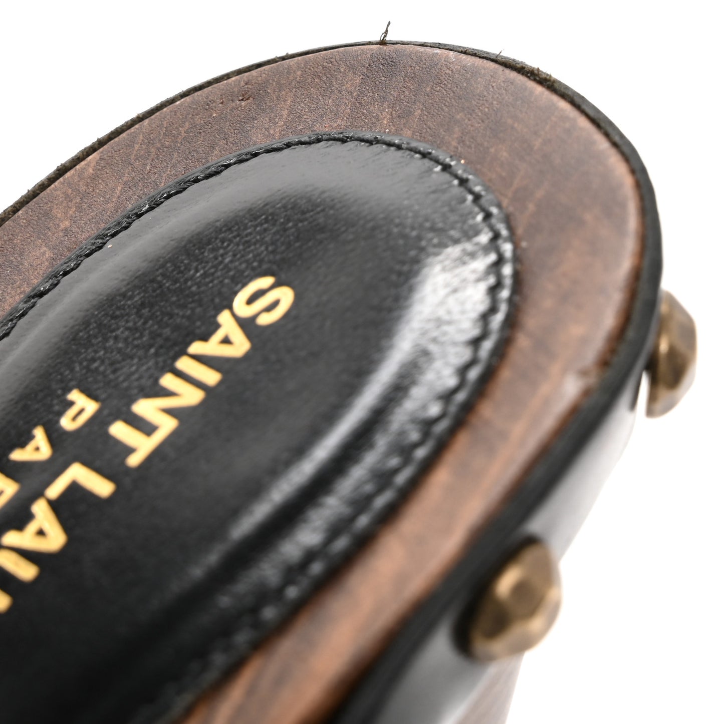 Smooth Calfskin Camoy Clogs 37 Black