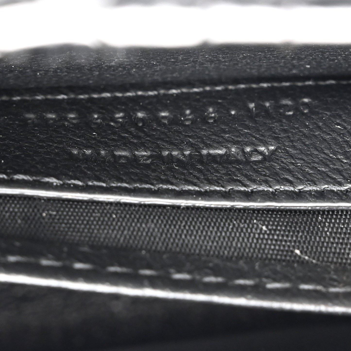 Calfskin Crocodile Embossed Monogram Kate Belt Bag Black