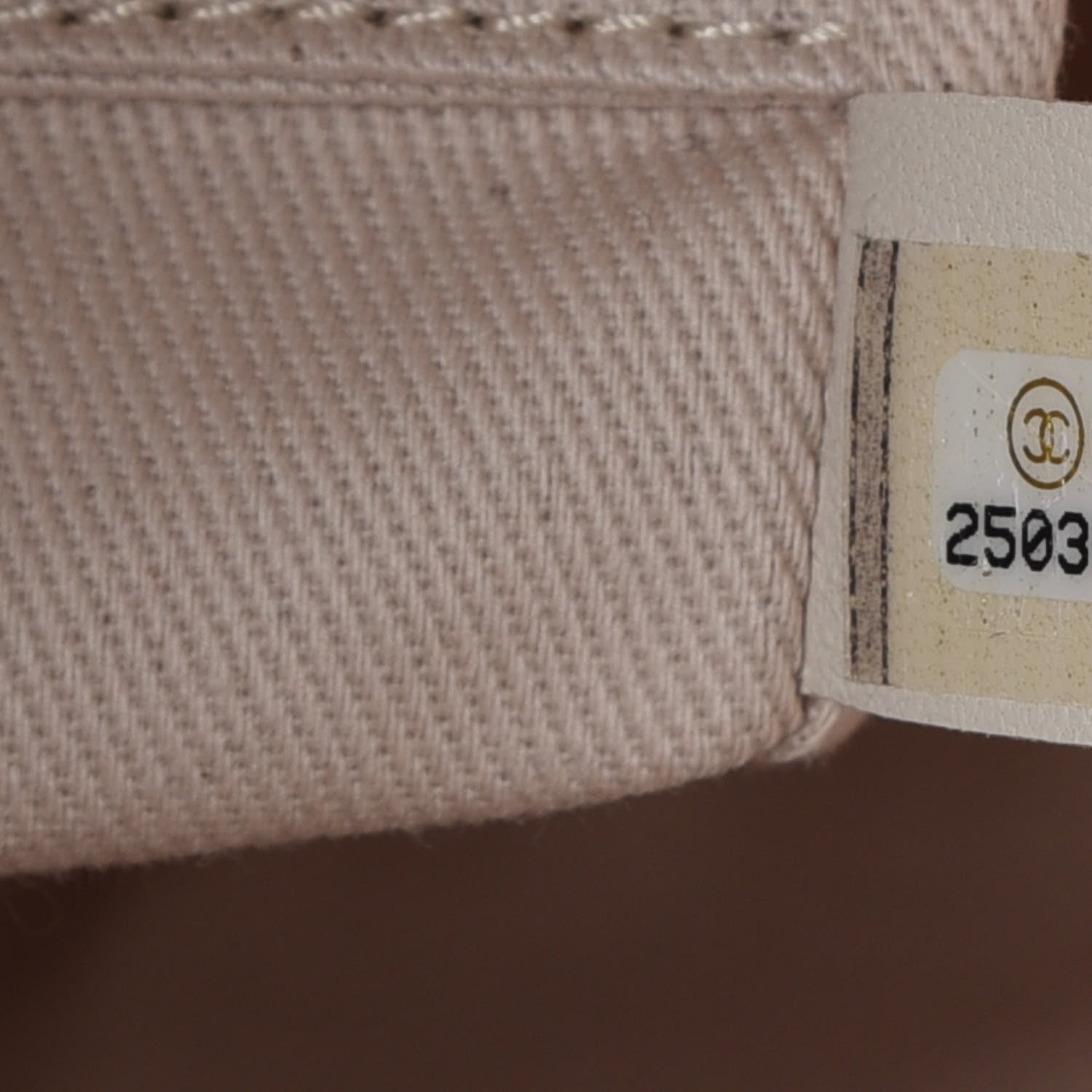 Chanel Canvas Small Deauville Tote Light Beige 7 of 9