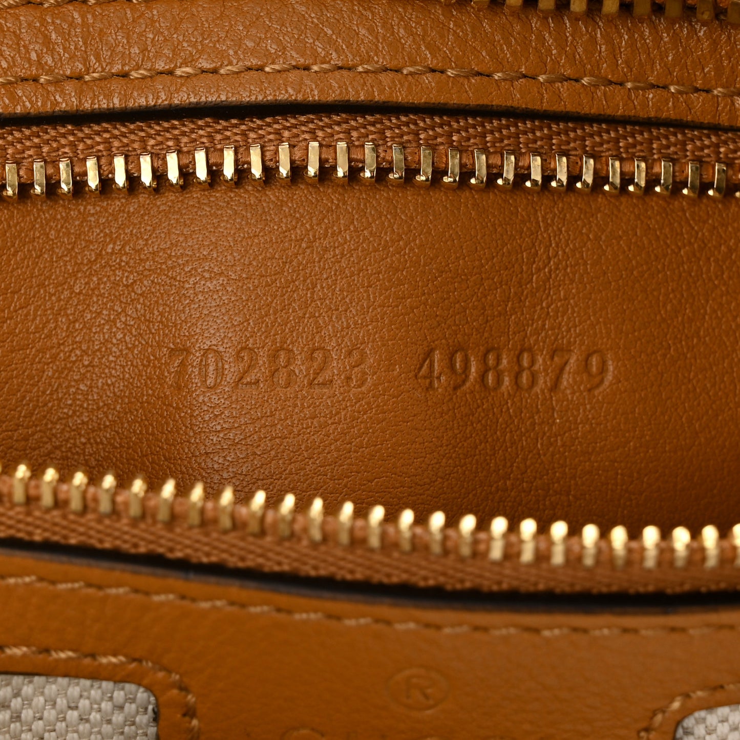Aria Calfskin Web Large Attache Shoulder Bag Dark Orange