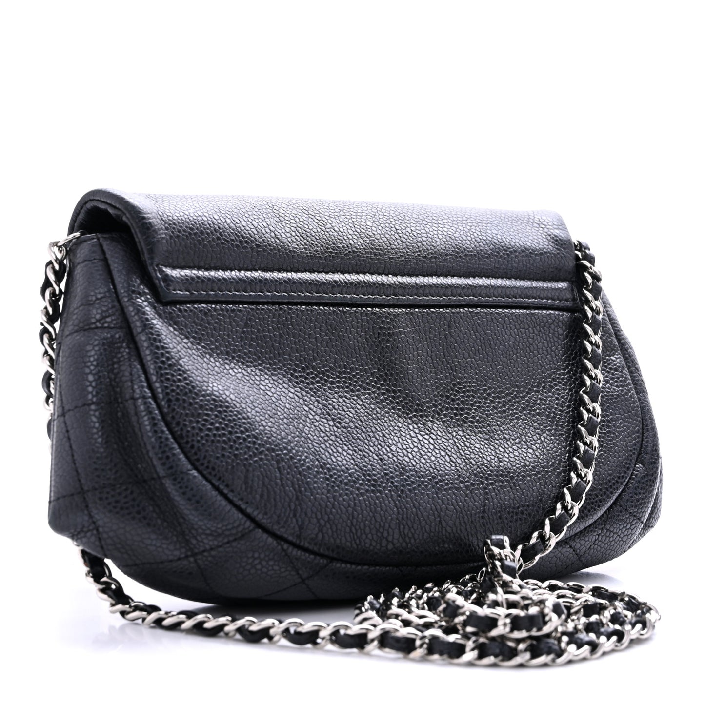 Caviar Half Moon Wallet On Chain WOC Black