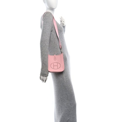Hermes Taurillon Clemence Evelyne TPM Rose Sakura 2 of 10
