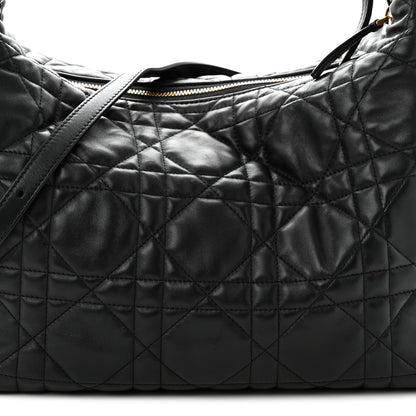 Christian Dior Lambskin Macrocannage Large D-Dream Bag Black 8 of 11