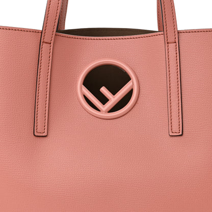 Fendi Vitello Vienna Enamel F is Fendi Shopping Tote Macaron Taupe 9 of 12