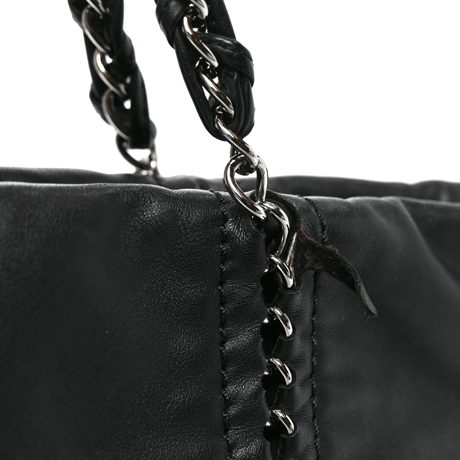 Chanel Smooth Calfskin Luxe Ligne Tote Black 10 of 10