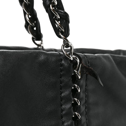 Chanel Smooth Calfskin Luxe Ligne Tote Black 10 of 10