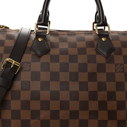 Louis Vuitton Damier Ebene Speedy Bandouliere 30 7 of 9