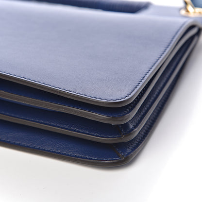 Givenchy Calfskin Medium Whip Top Handle Crossbody Royal Blue 8 of 9