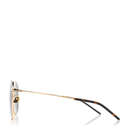 Saint Laurent Metal Aviator SL 328/K Sunglasses Gold Tortoise 3 of 7