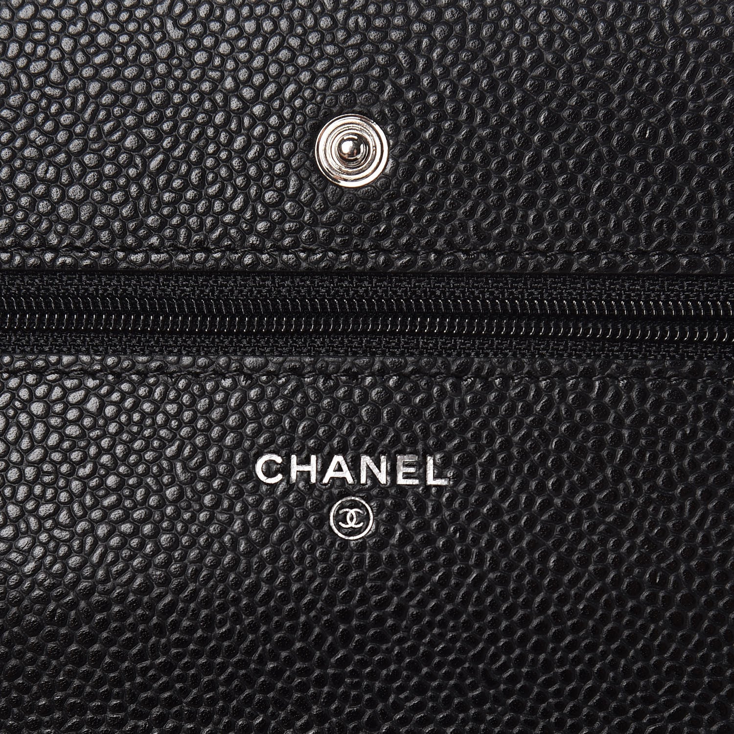 Chanel Caviar Quilted Wallet On Chain WOC Black 6 of 11