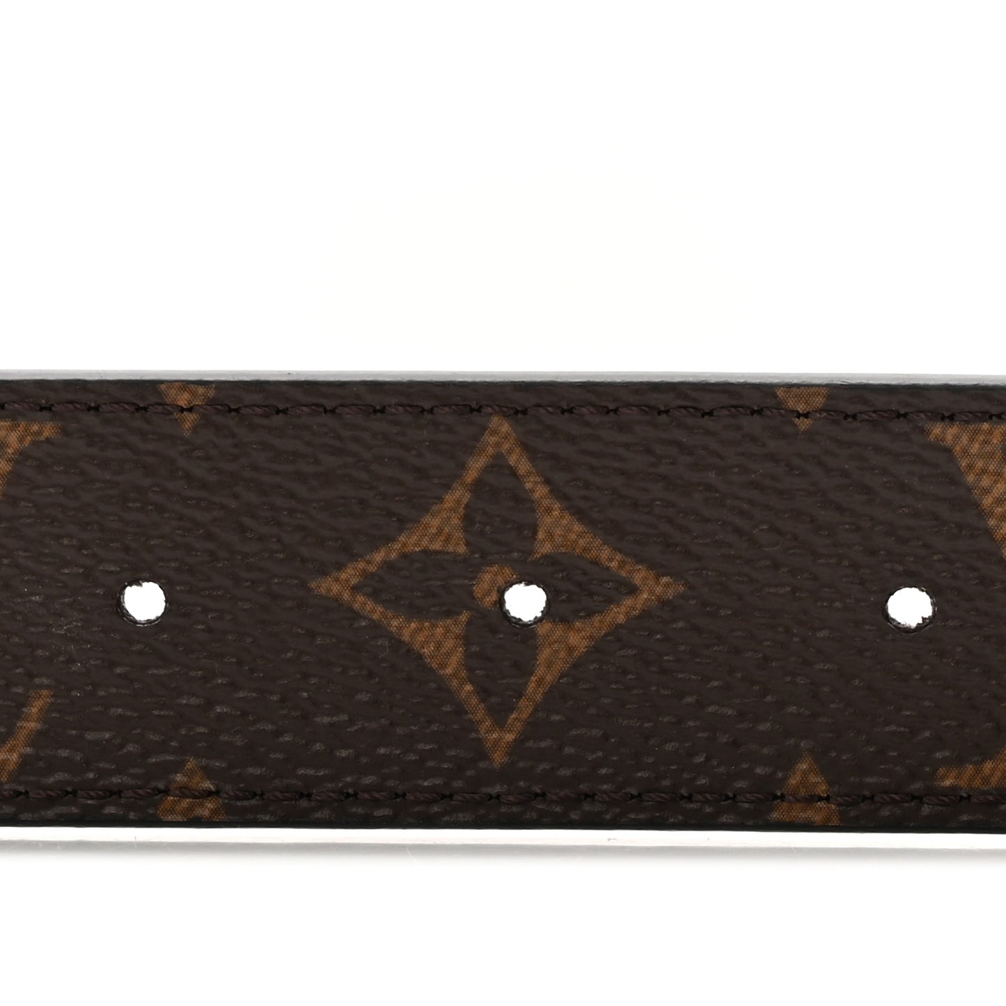 Calfskin Monogram 30mm LV Initiales Reversible Belt 85 34 Black