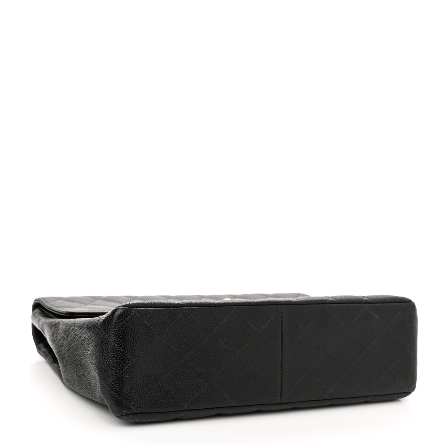 Caviar Quilted Jumbo Single Flap Black