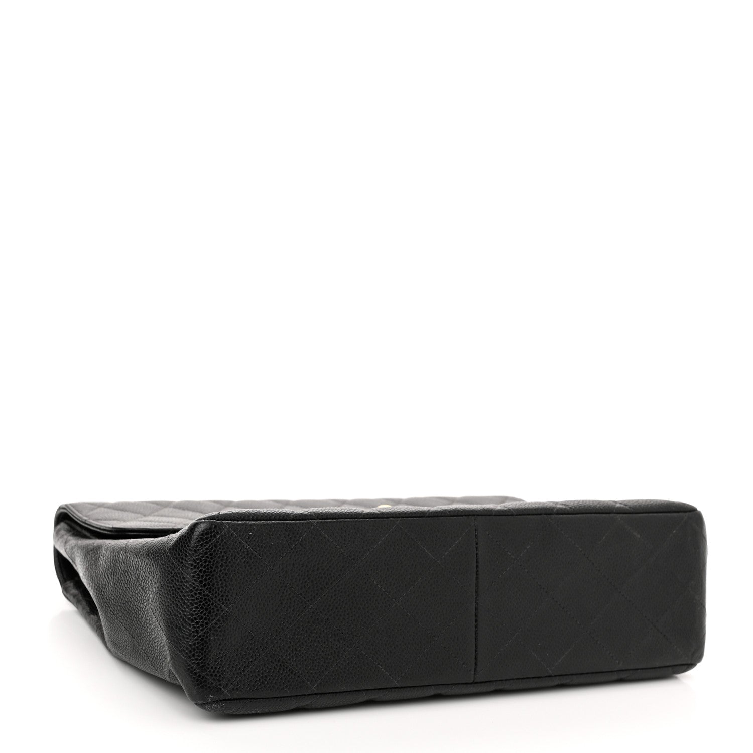 Chanel Caviar Quilted Jumbo Single Flap Black 4 of 11