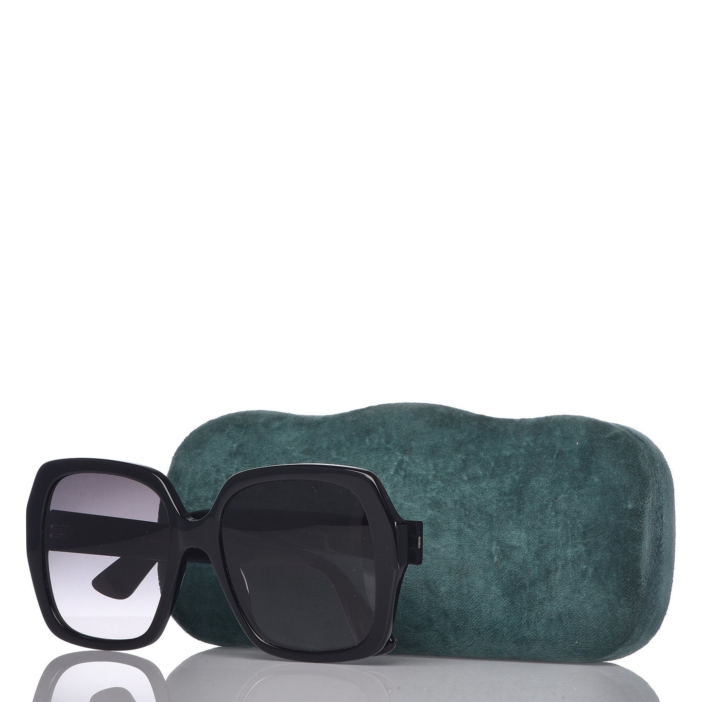 Acetate Square Frame GG0096S Sunglasses Black
