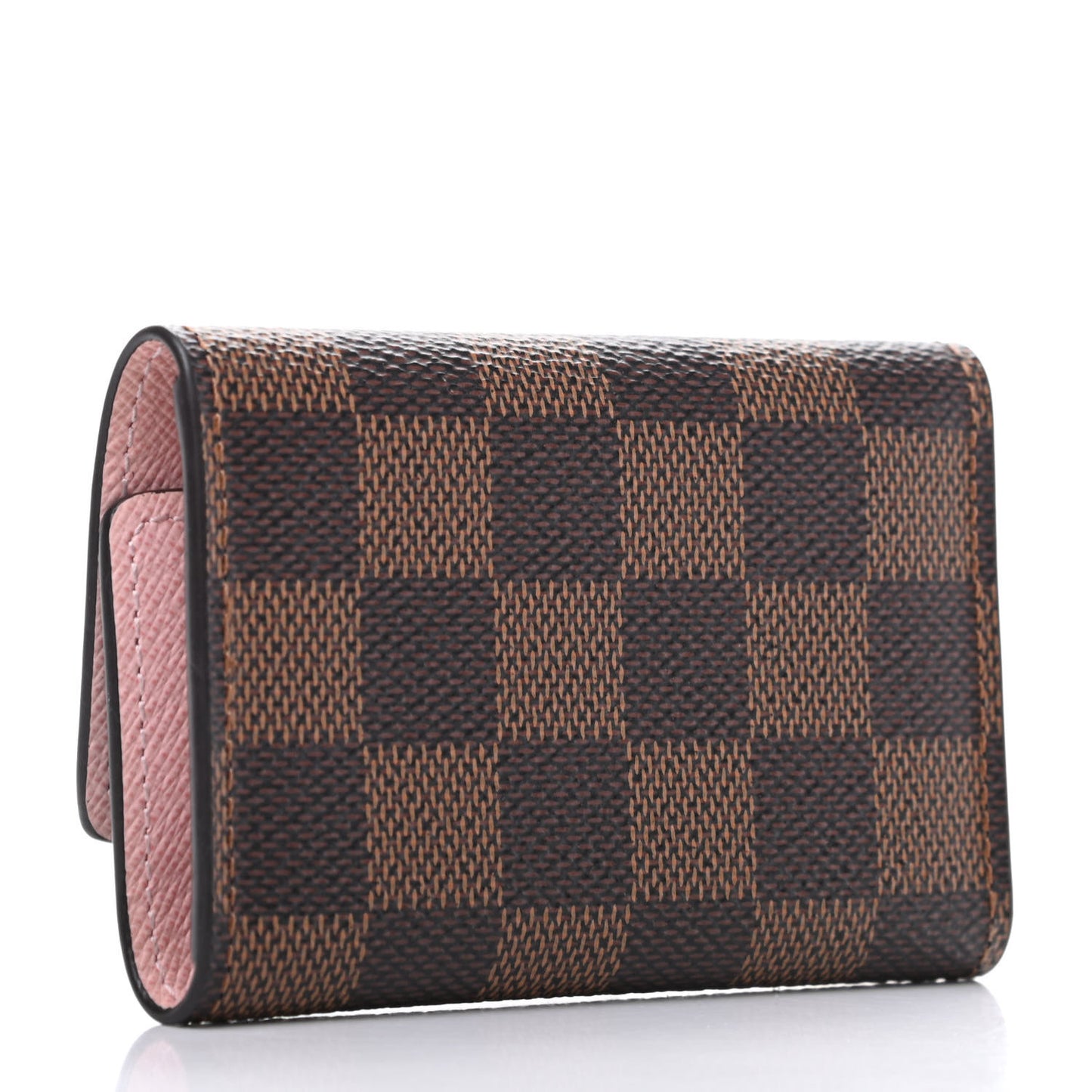 Damier Ebene Multicles 6 Key Holder Rose Ballerine