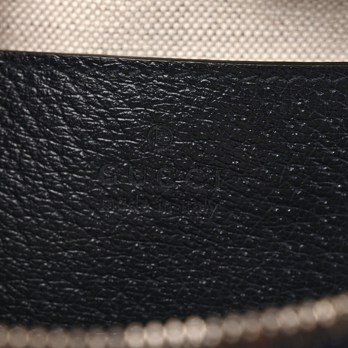 GG Supreme Monogram Textured Dollar Calfskin Web Small Ophidia Dome Shoulder Bag Beige Blue
