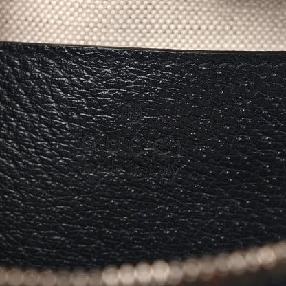 Gucci GG Supreme Monogram Textured Dollar Calfskin Web Small Ophidia Dome Shoulder Bag Beige Blue 6 of 8