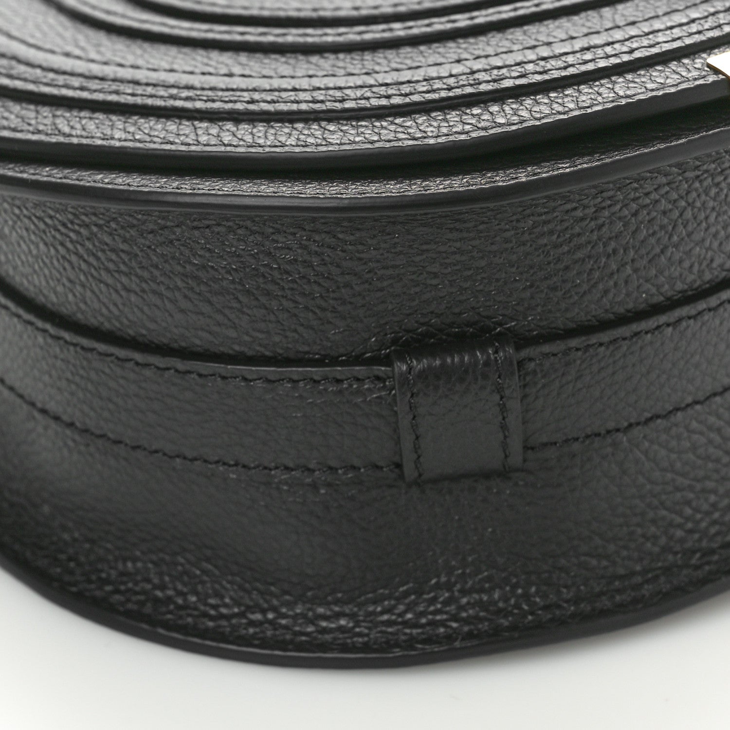 Chloe Calfskin Medium Marcie Round Crossbody Bag Black 10 of 11
