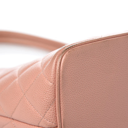 Chanel Caviar Medallion CC Tote Light Pink 9 of 11