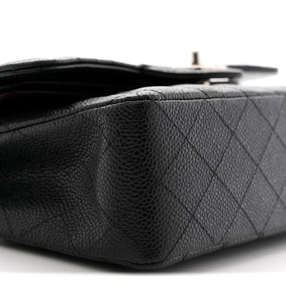 Chanel Caviar Quilted Small Double Flap Black 9 of 11