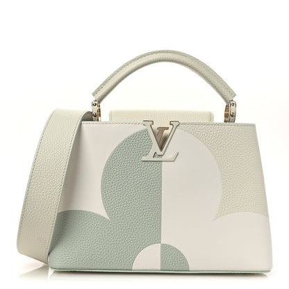 Louis Vuitton Taurillon Monogram Flower Capucines BB Jade 1 of 12